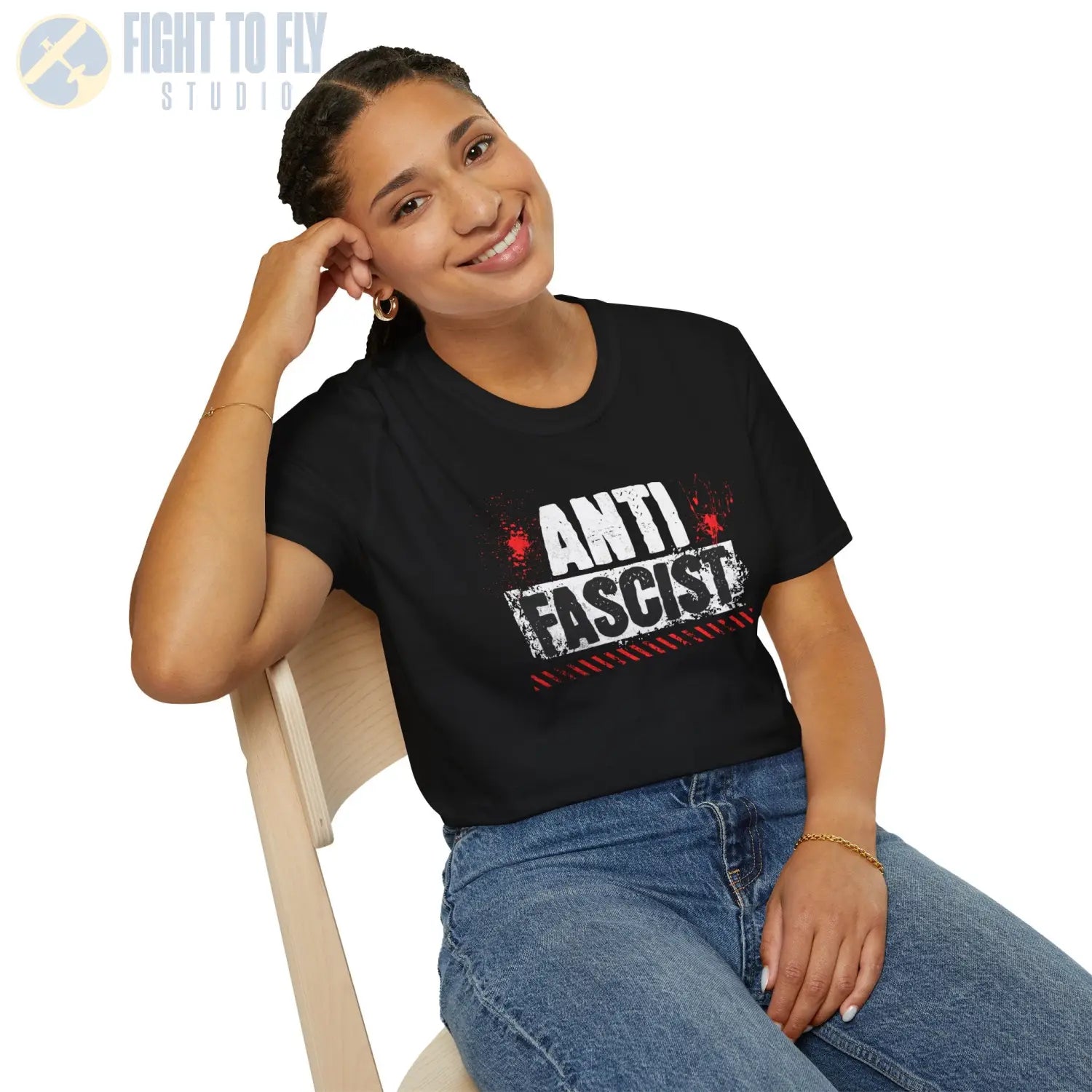 Anti-Fascist - T-Shirt - Pilot gifts - WWII warbird t-shirt
