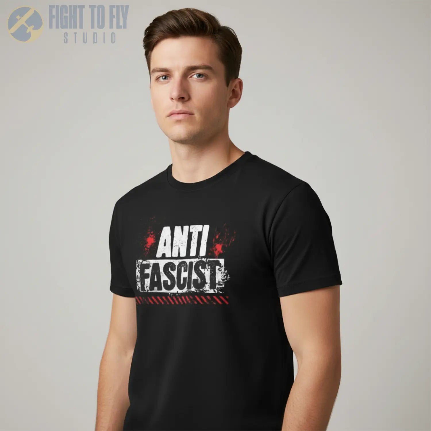 Anti-Fascist - T-Shirt - Pilot gifts - WWII warbird t-shirt