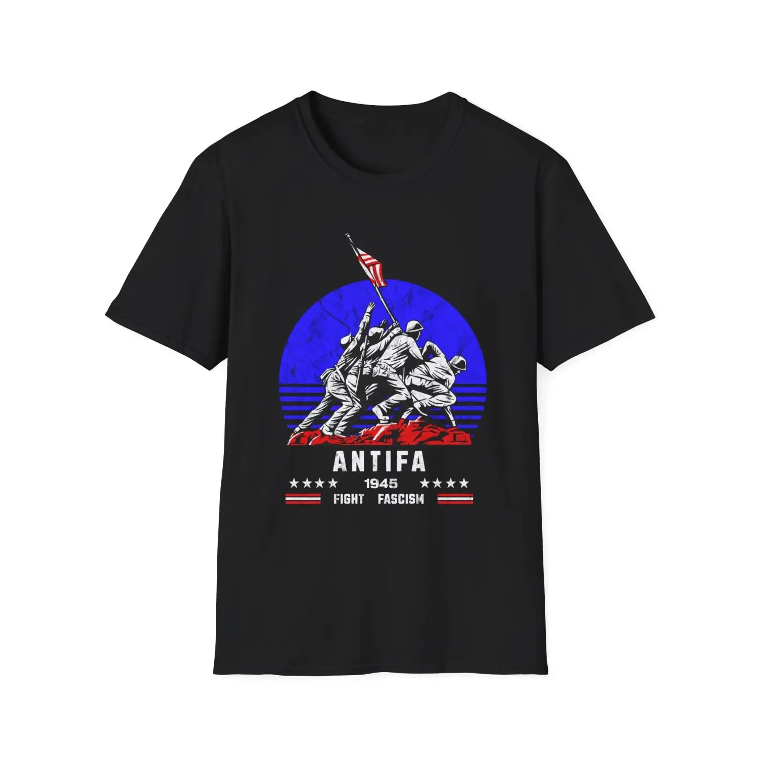ANTIFA 1945 Fight Fascism — T-shirt - T-Shirt - Pilot gifts - WWII warbird t-shirt