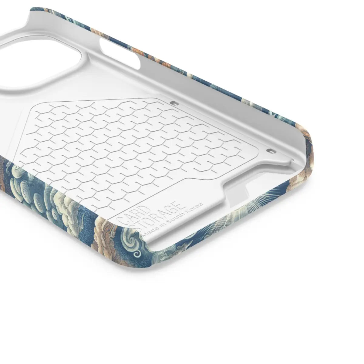 Artistic Cloud Phone Case with Card Holder - Stunning Sky Design - Gifts for pilots - Aviation apparel
