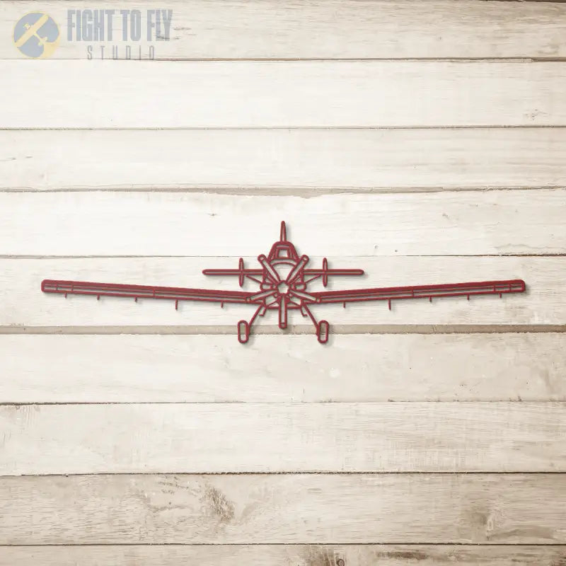 AT-802 Front Die Cut Metal Wall Art - Sign - Pilot gifts - WWII warbird t-shirt