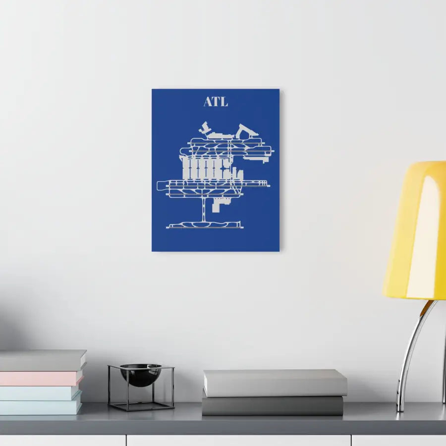 ATL - Hartsfield-Jackson Atlanta International Acrylic Print - Home Decor - Gifts for pilots - Aviation apparel