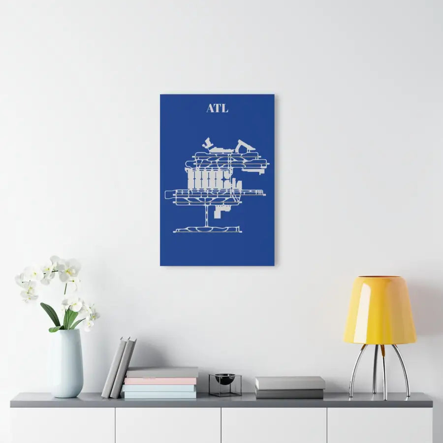 ATL - Hartsfield-Jackson Atlanta International Acrylic Print - Home Decor - Gifts for pilots - Aviation apparel