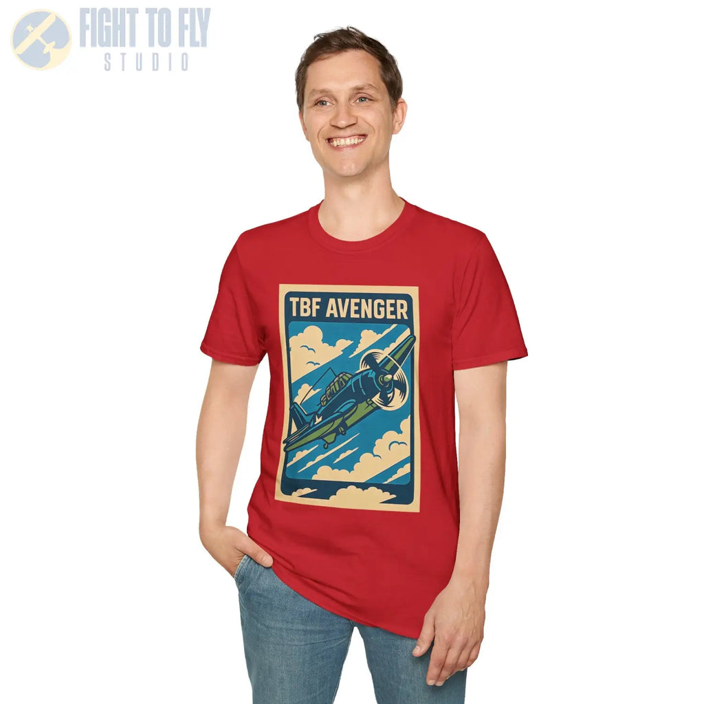 TBF Avenger Premium Full Graphic T-Shirt - Pilot gifts - WWII warbird t-shirt