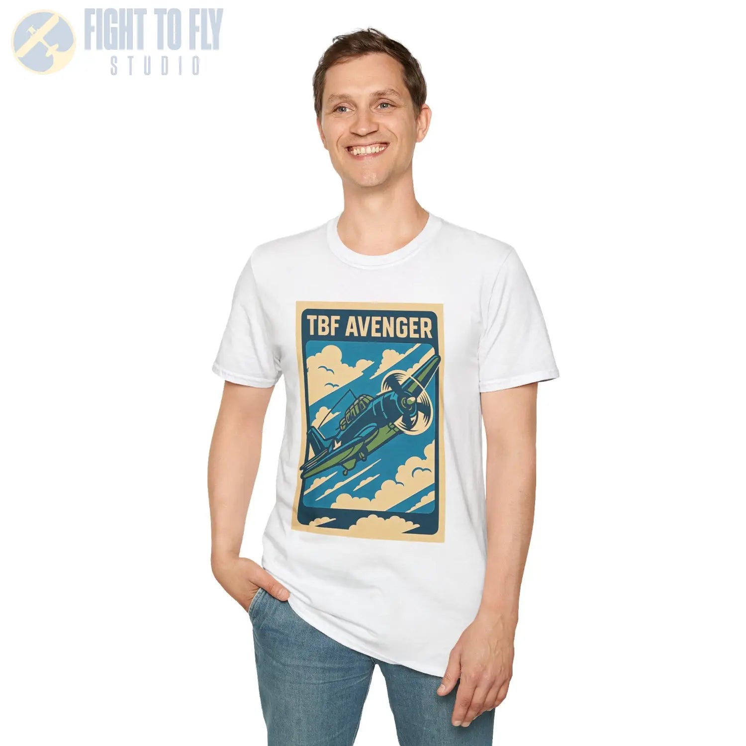 TBF Avenger Premium Full Graphic T-Shirt - Pilot gifts - WWII warbird t-shirt