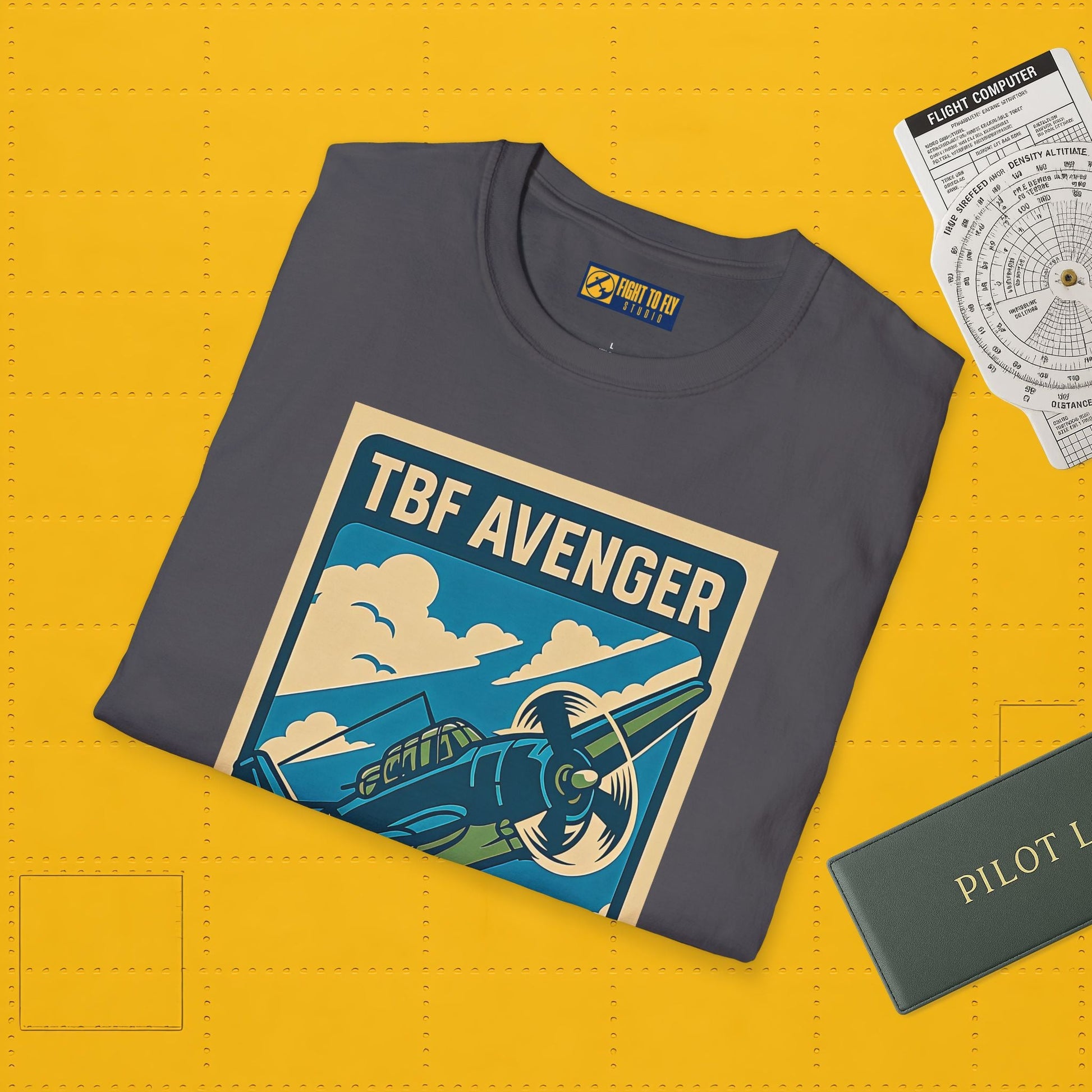 Avenger Premium T-Shirt – WWII Torpedo Bomber Full Graphic Aviation Tee - Pilot gifts - warbird t-shirt