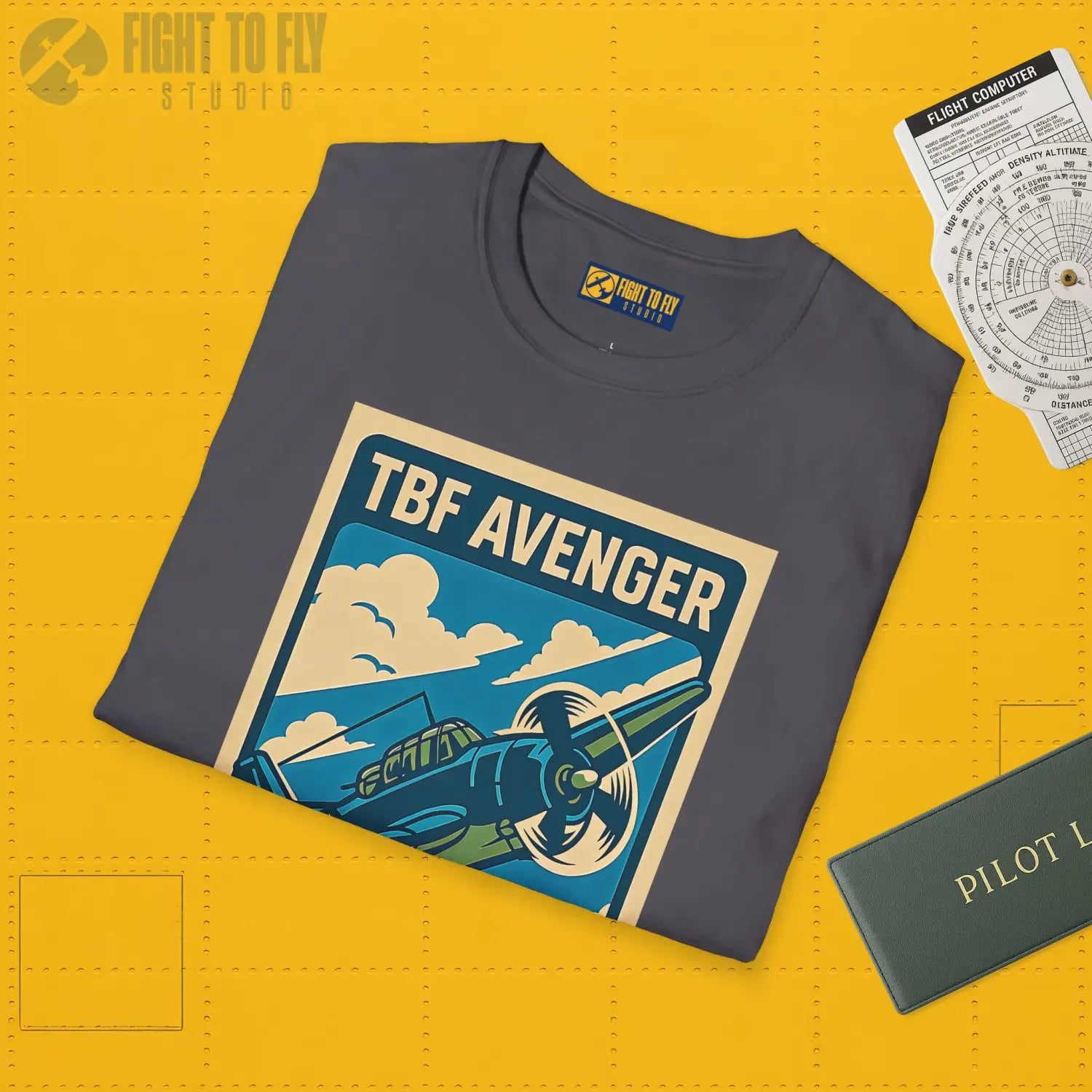 TBF Avenger Premium Full Graphic T-Shirt - Pilot gifts - WWII warbird t-shirt