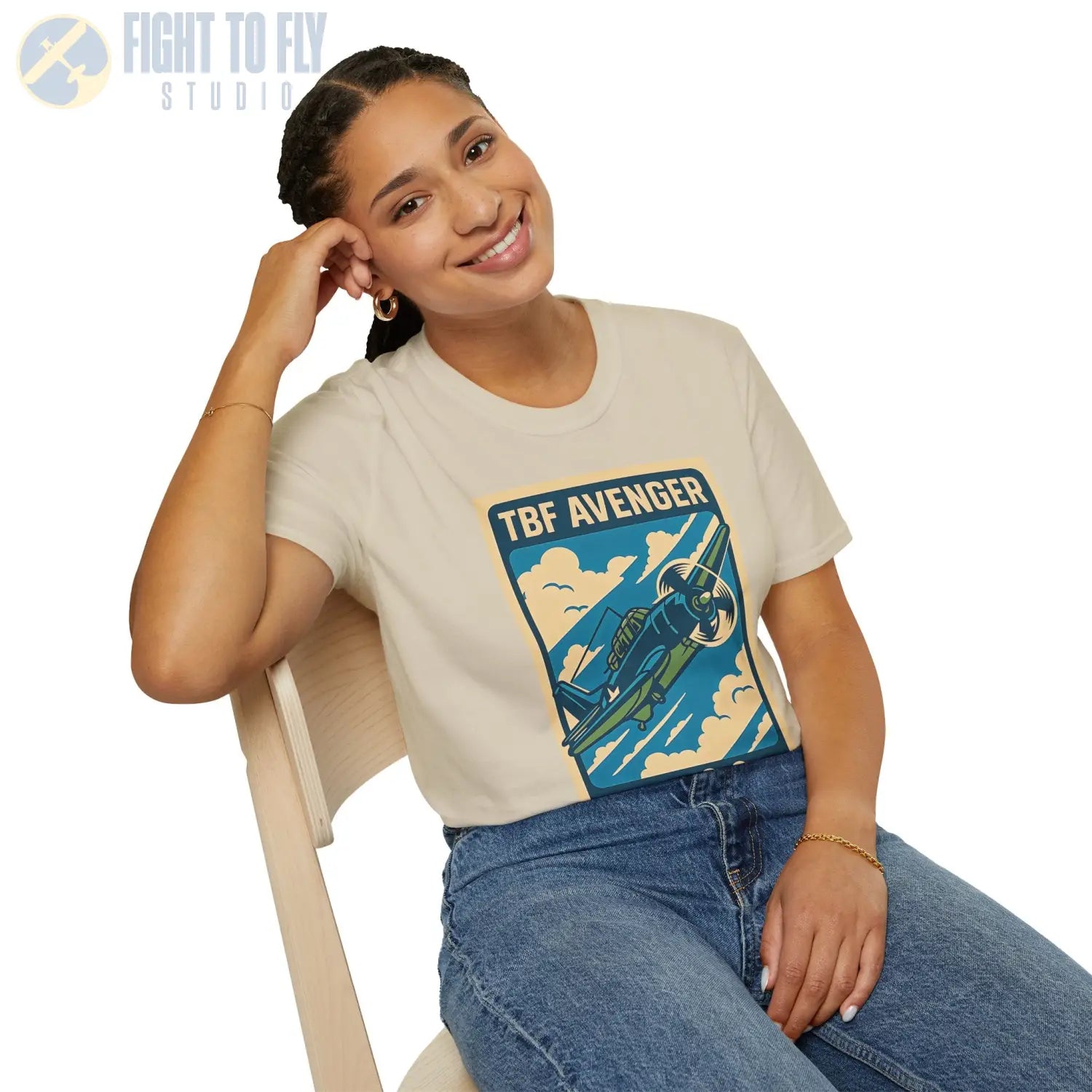 TBF Avenger Premium Full Graphic T-Shirt - Pilot gifts - WWII warbird t-shirt