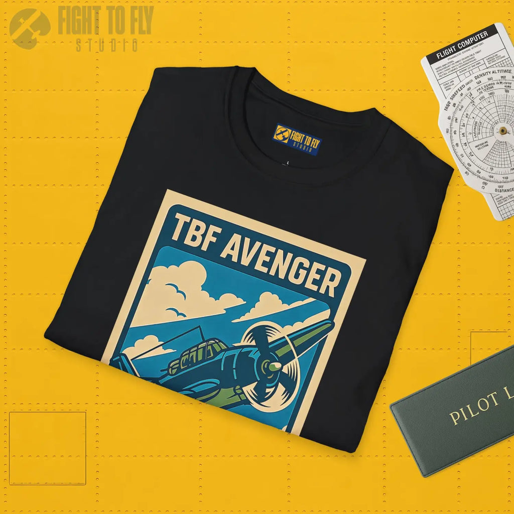 TBF Avenger Premium Full Graphic T-Shirt - Pilot gifts - WWII warbird t-shirt