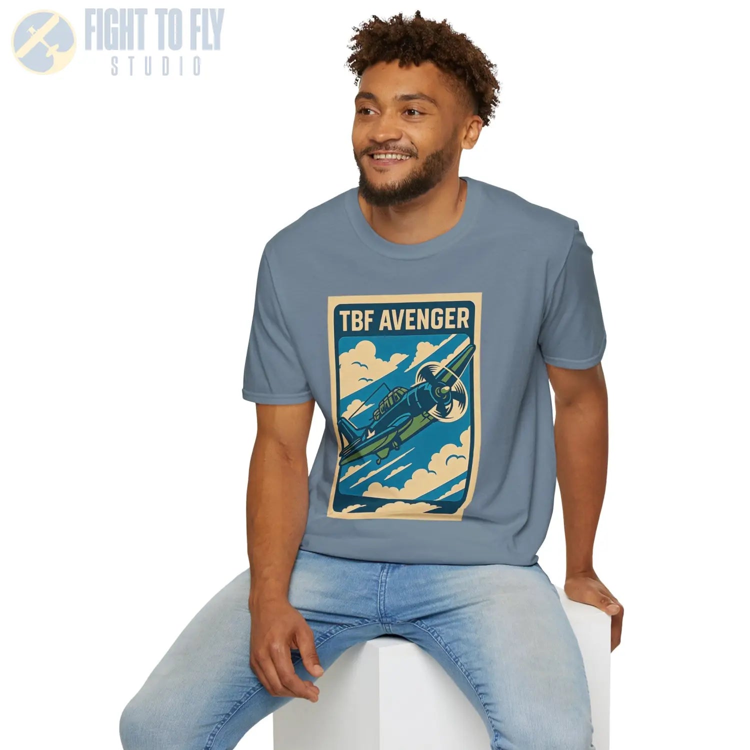 TBF Avenger Premium Full Graphic T-Shirt - Pilot gifts - WWII warbird t-shirt