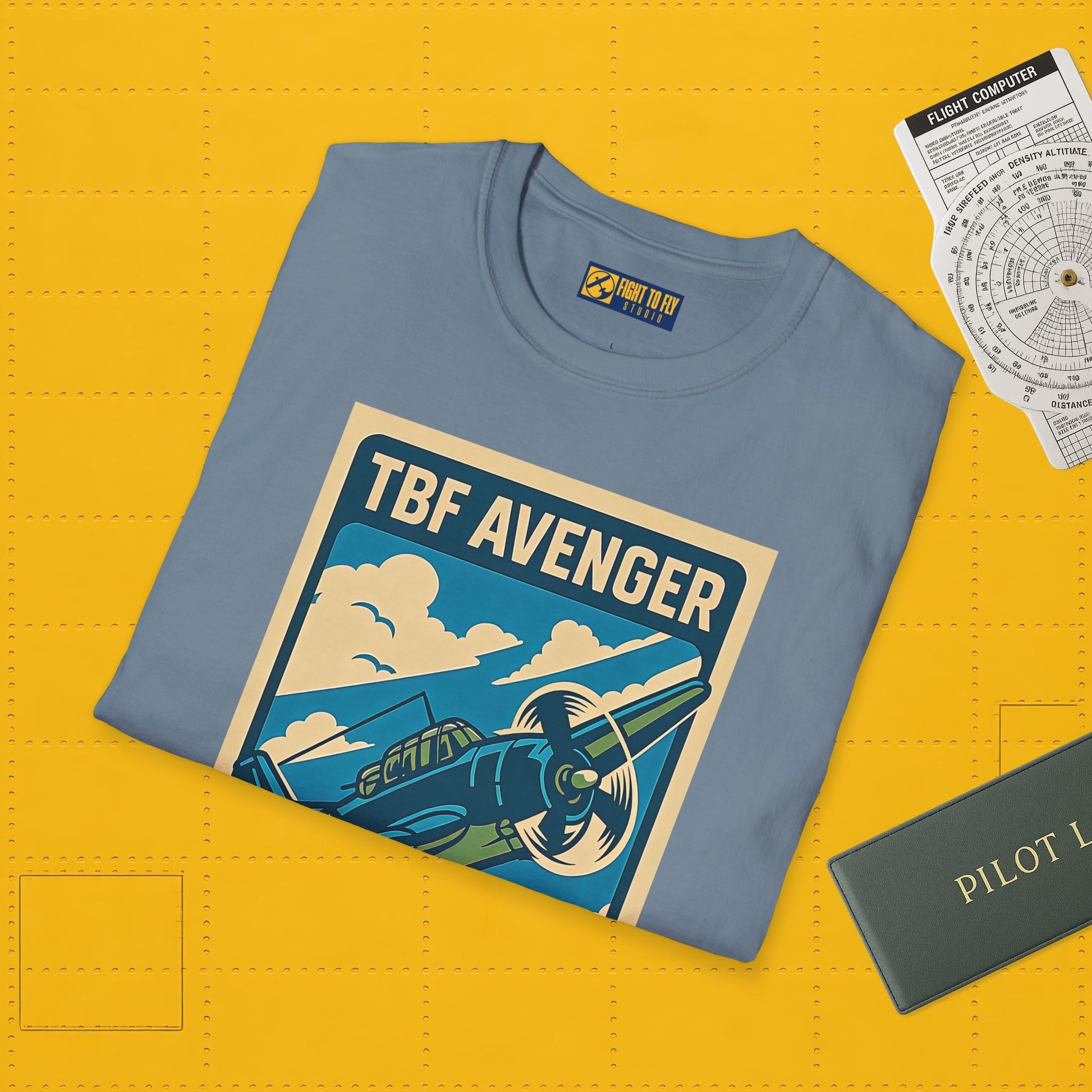 Avenger Premium T-Shirt – WWII Torpedo Bomber Full Graphic Aviation Tee - Pilot gifts - warbird t-shirt