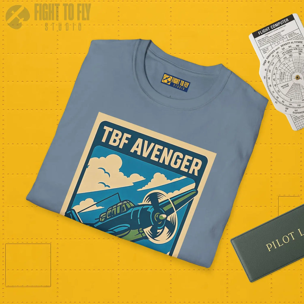 TBF Avenger Premium Full Graphic T-Shirt - Pilot gifts - WWII warbird t-shirt