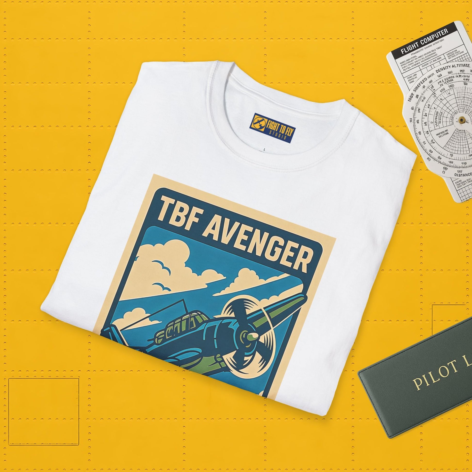 Avenger Premium T-Shirt – WWII Torpedo Bomber Full Graphic Aviation Tee - Pilot gifts - warbird t-shirt