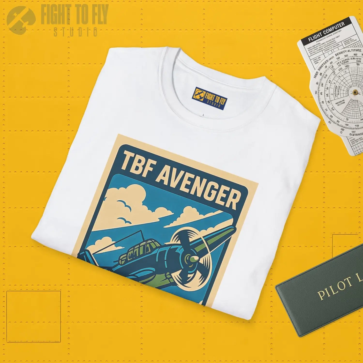 TBF Avenger Premium Full Graphic T-Shirt - Pilot gifts - WWII warbird t-shirt