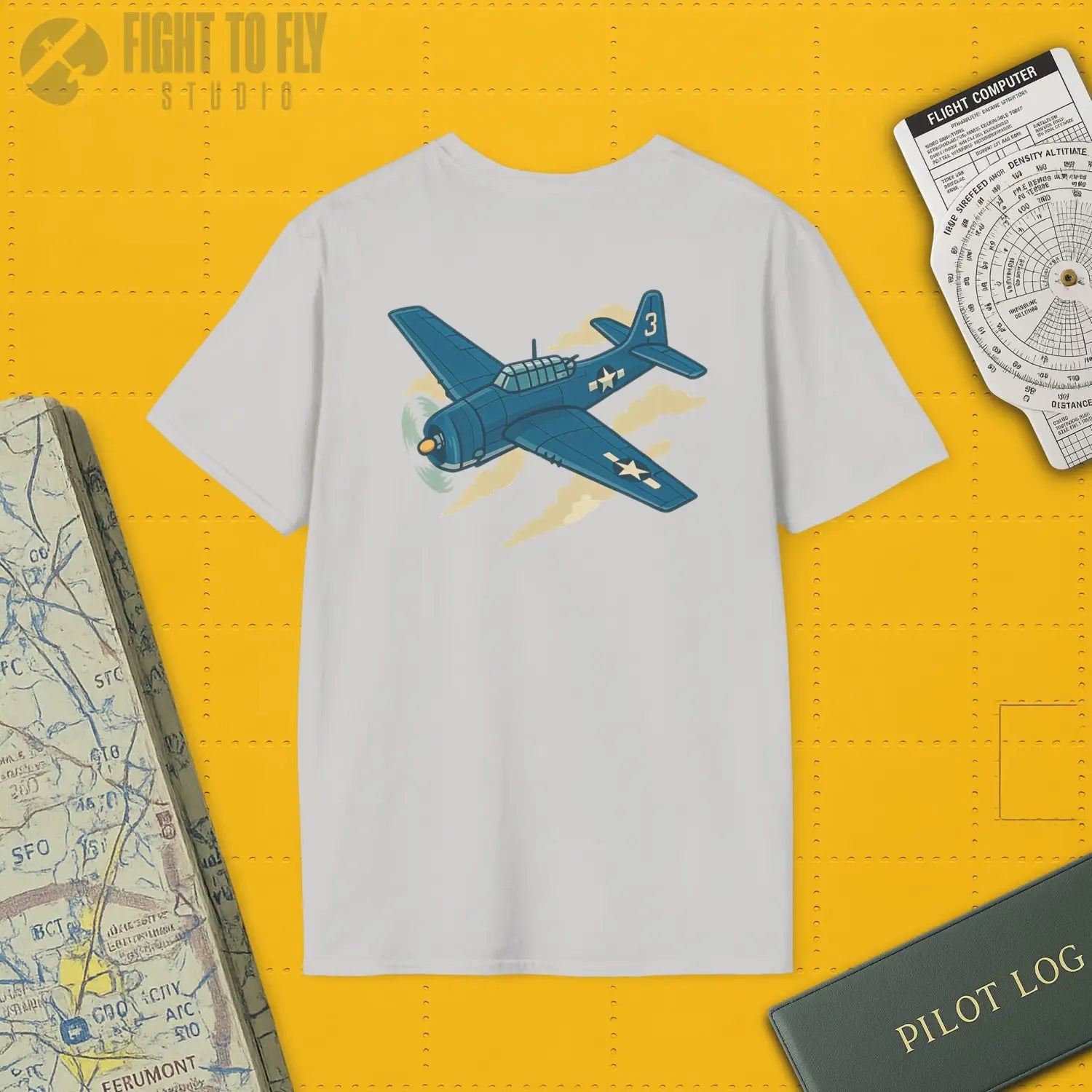 TBF Avenger Premium Full Graphic T-Shirt - Pilot gifts - WWII warbird t-shirt