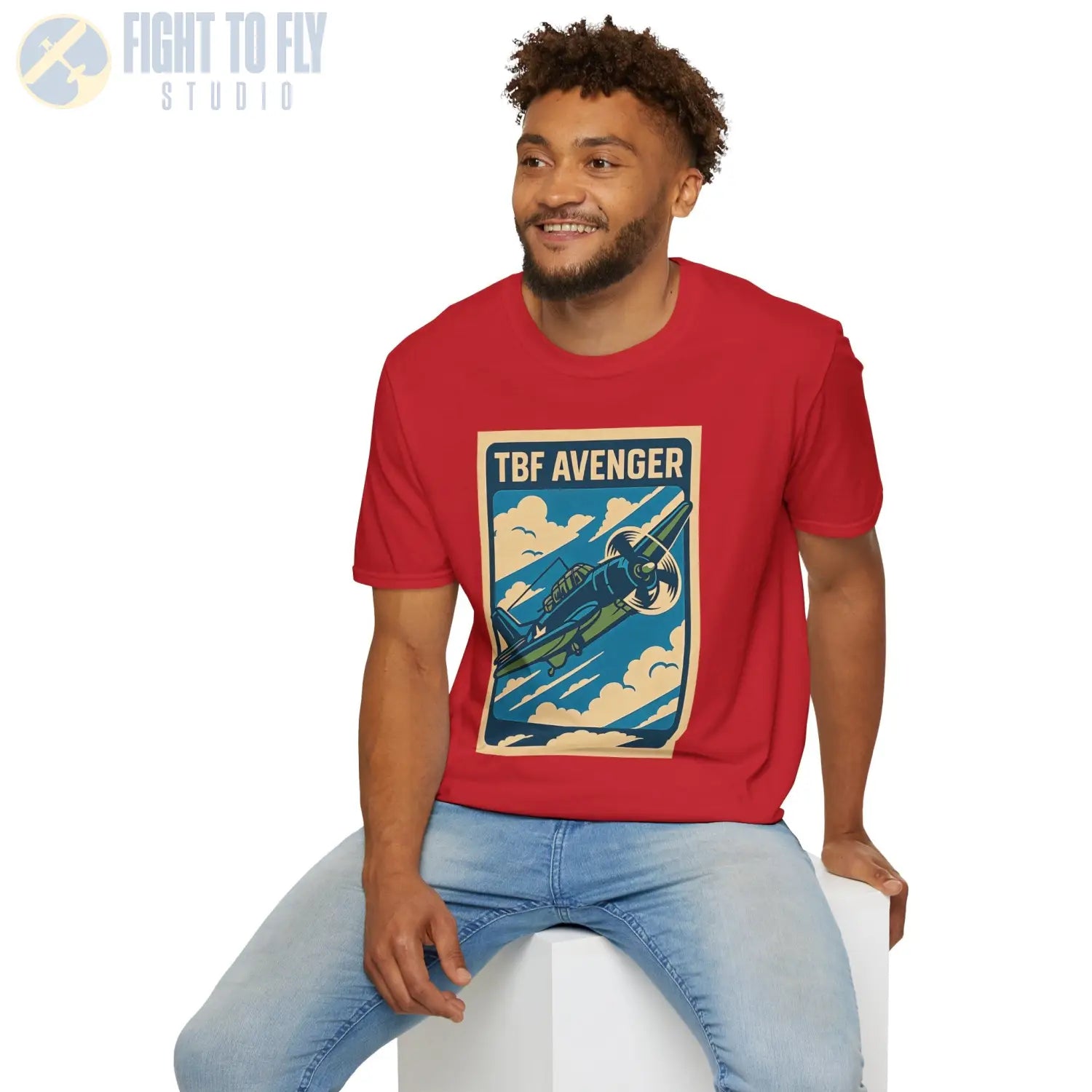 TBF Avenger Premium Full Graphic T-Shirt - Pilot gifts - WWII warbird t-shirt