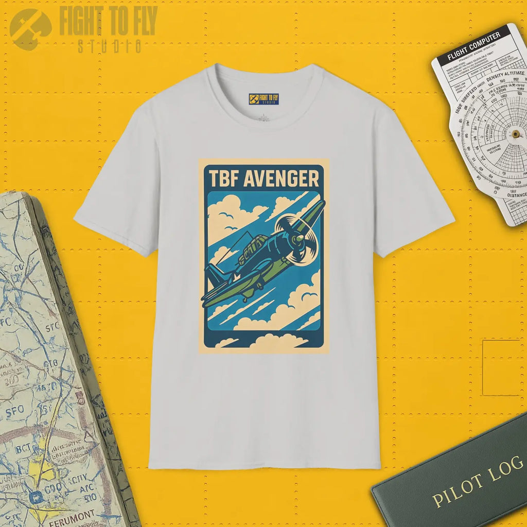 TBF Avenger Premium Full Graphic T-Shirt - Pilot gifts - WWII warbird t-shirt