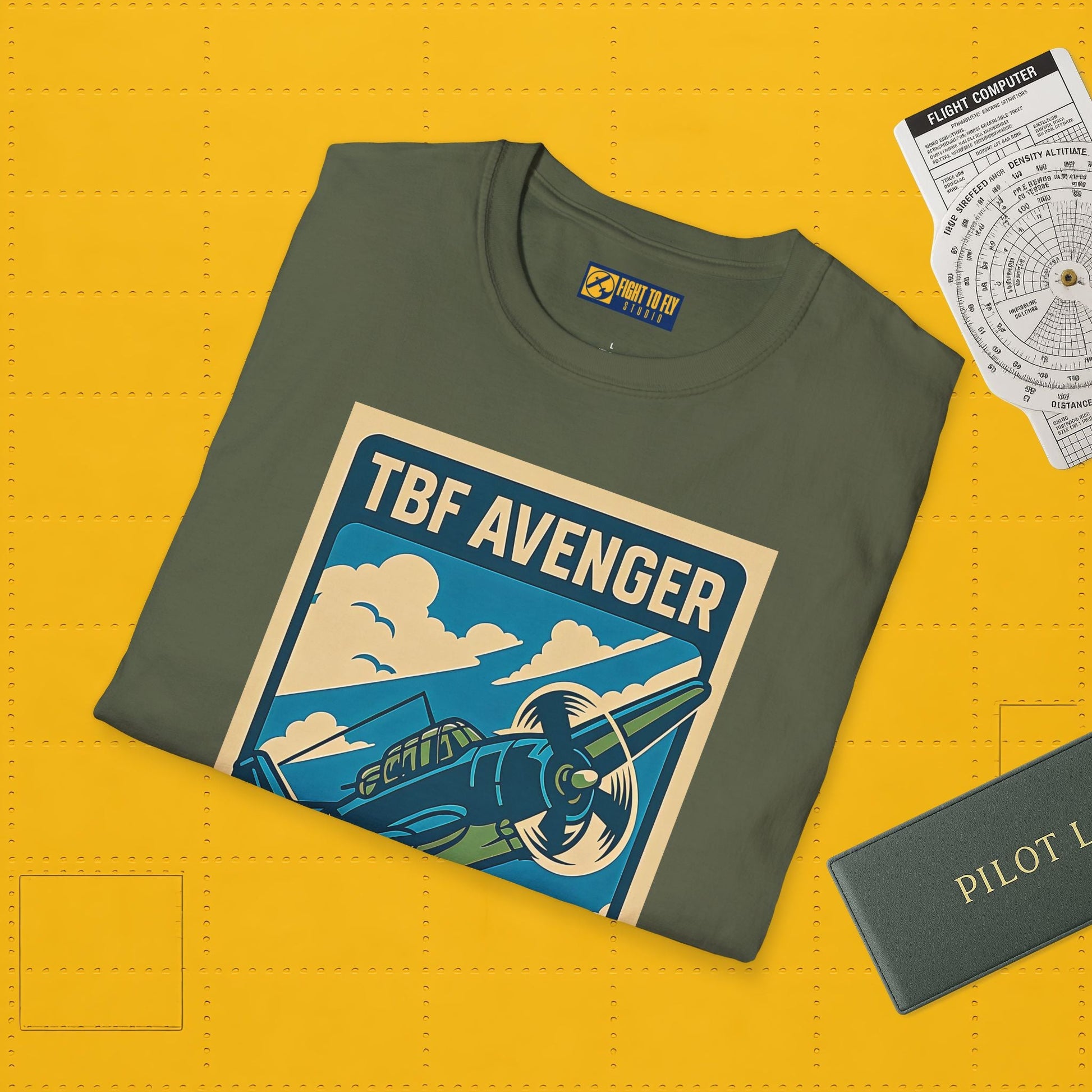 Avenger Premium T-Shirt – WWII Torpedo Bomber Full Graphic Aviation Tee - Pilot gifts - warbird t-shirt