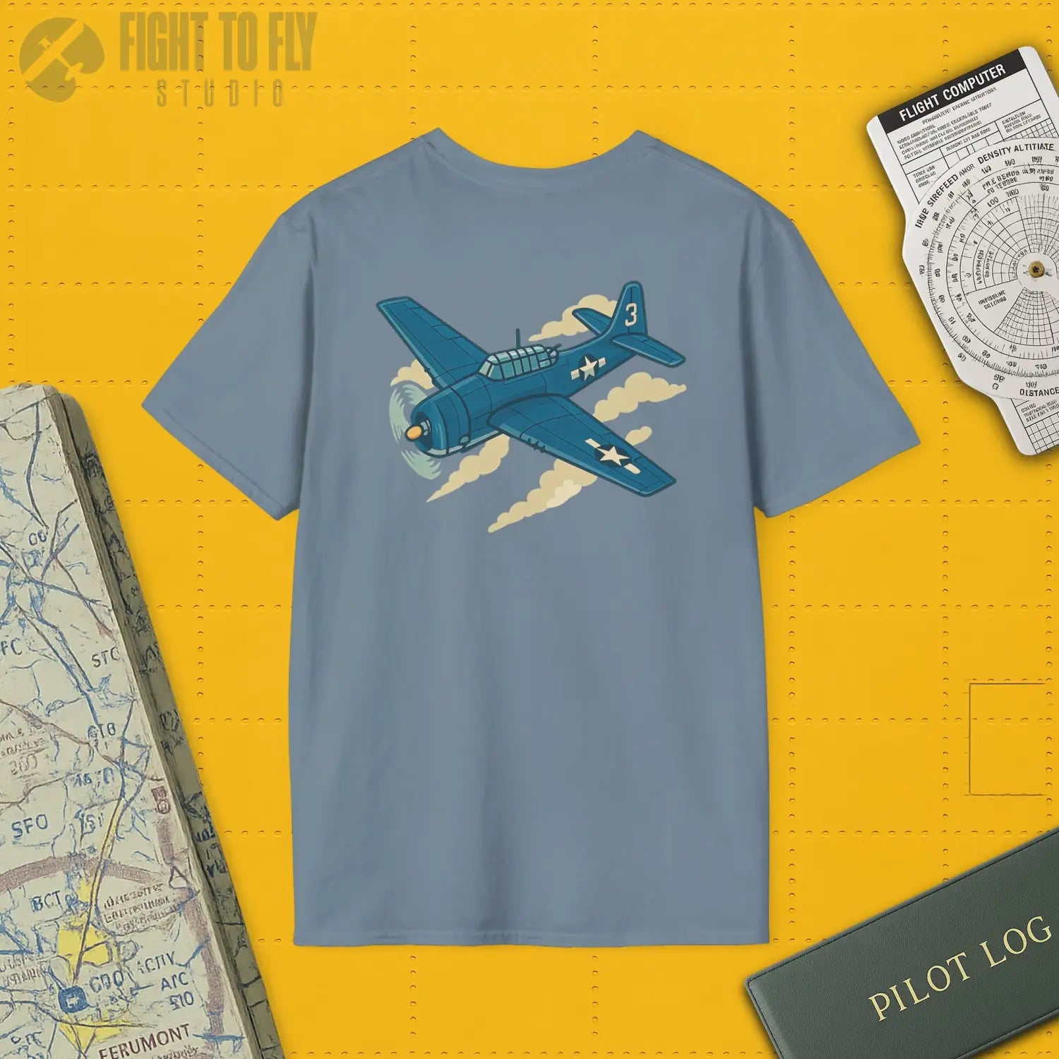 TBF Avenger Premium Full Graphic T-Shirt - Pilot gifts - WWII warbird t-shirt