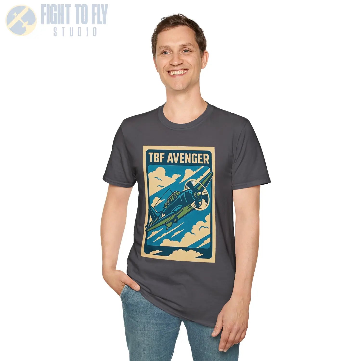 TBF Avenger Premium Full Graphic T-Shirt - Pilot gifts - WWII warbird t-shirt