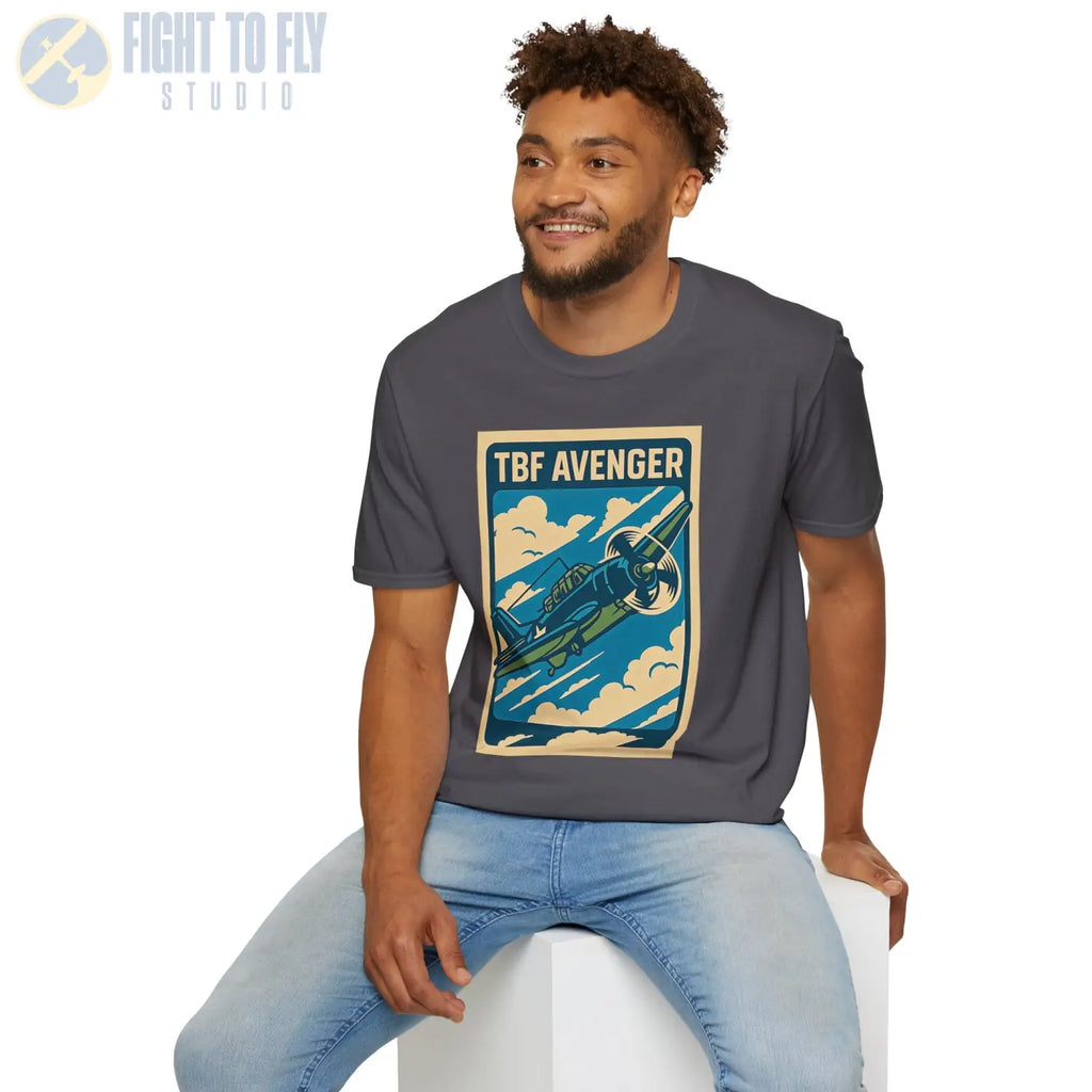 TBF Avenger Premium Full Graphic T-Shirt - Pilot gifts - WWII warbird t-shirt