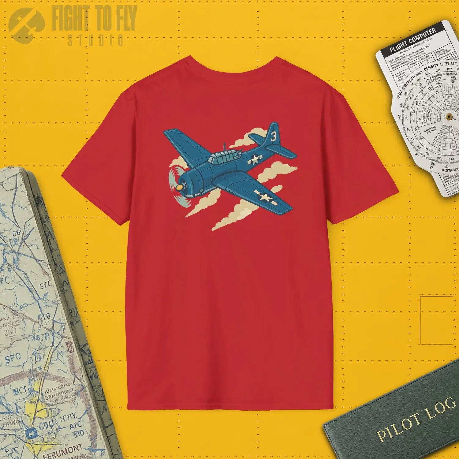 TBF Avenger Premium Full Graphic T-Shirt - Pilot gifts - WWII warbird t-shirt