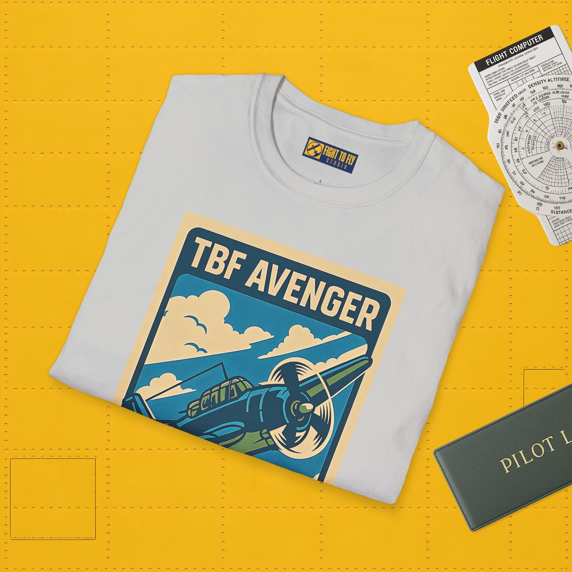Avenger Premium T-Shirt – WWII Torpedo Bomber Full Graphic Aviation Tee - Pilot gifts - warbird t-shirt