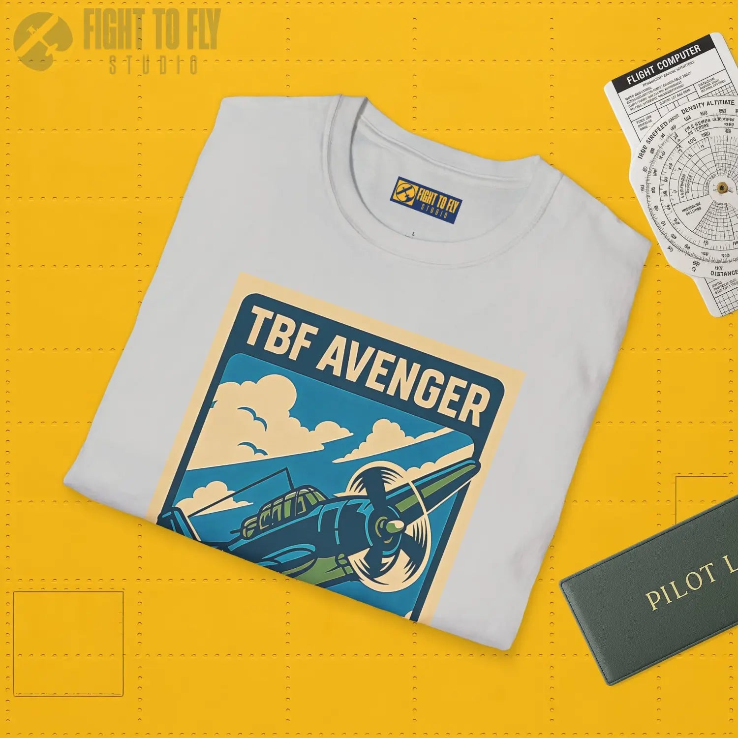 TBF Avenger Premium Full Graphic T-Shirt - Pilot gifts - WWII warbird t-shirt