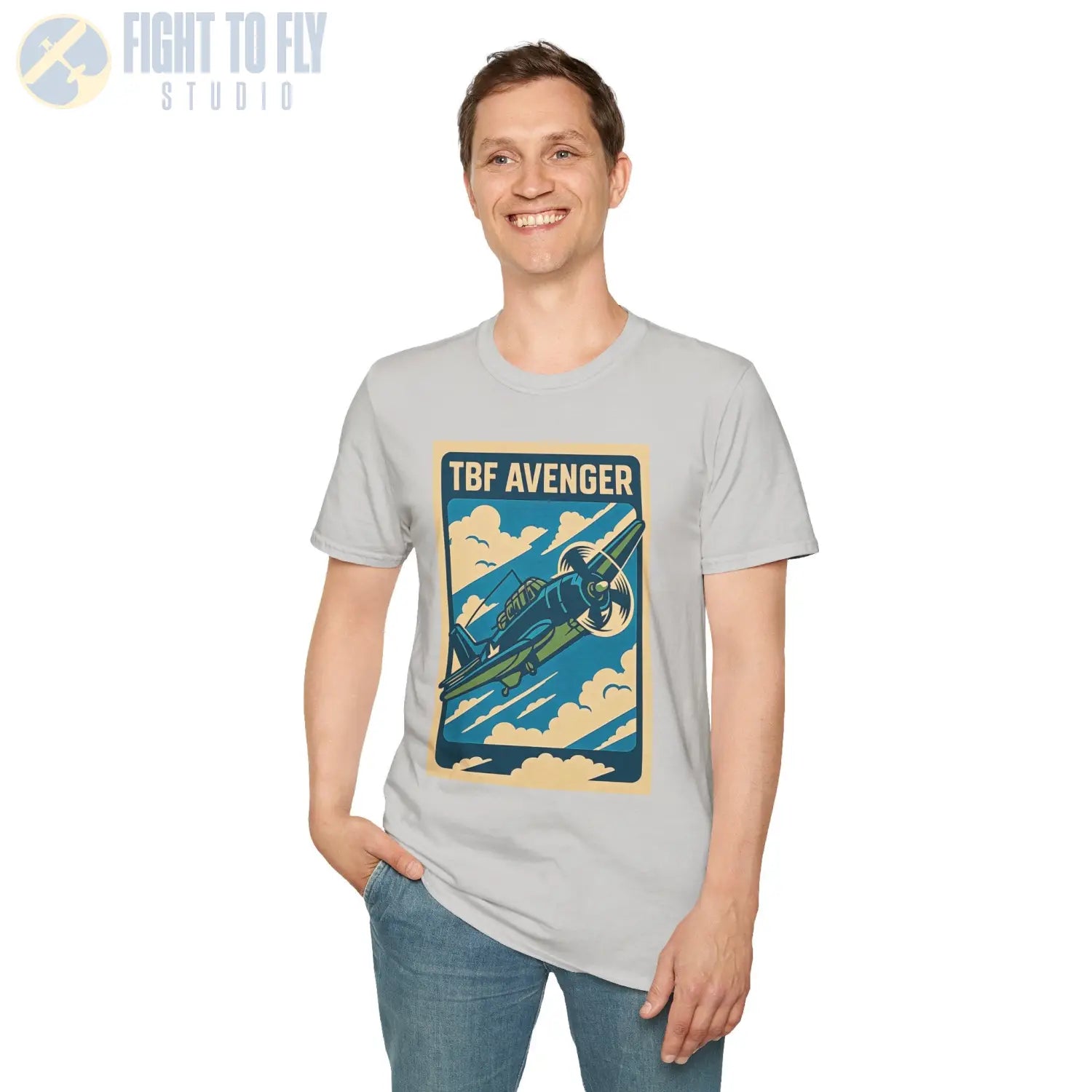 TBF Avenger Premium Full Graphic T-Shirt - Pilot gifts - WWII warbird t-shirt