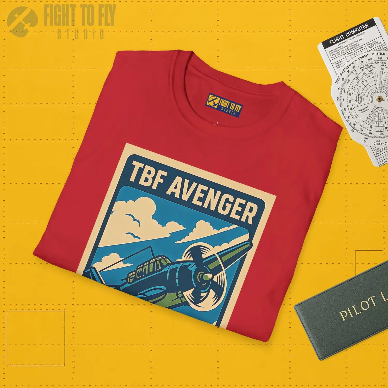TBF Avenger Premium Full Graphic T-Shirt - Pilot gifts - WWII warbird t-shirt