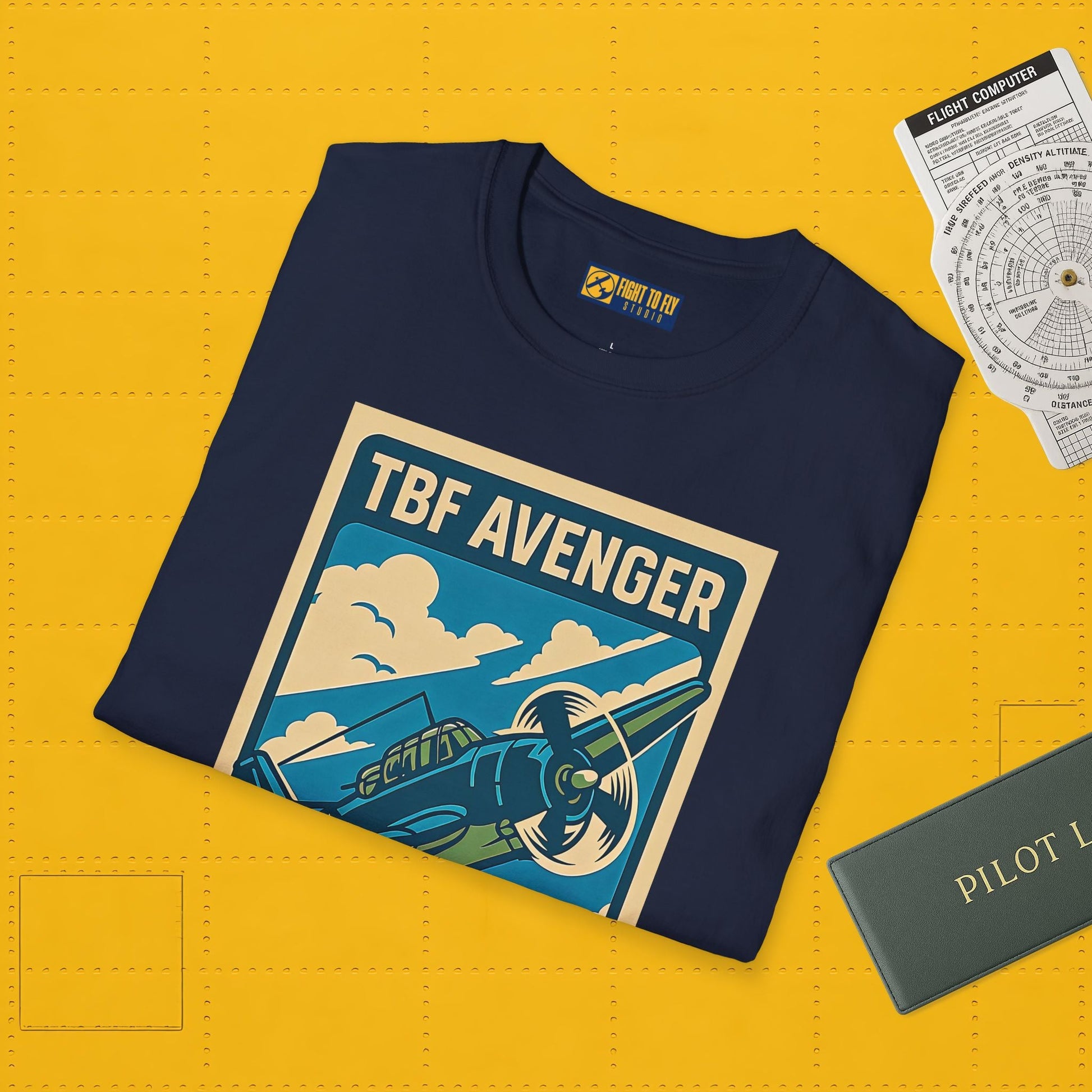 Avenger Premium T-Shirt – WWII Torpedo Bomber Full Graphic Aviation Tee - Pilot gifts - warbird t-shirt