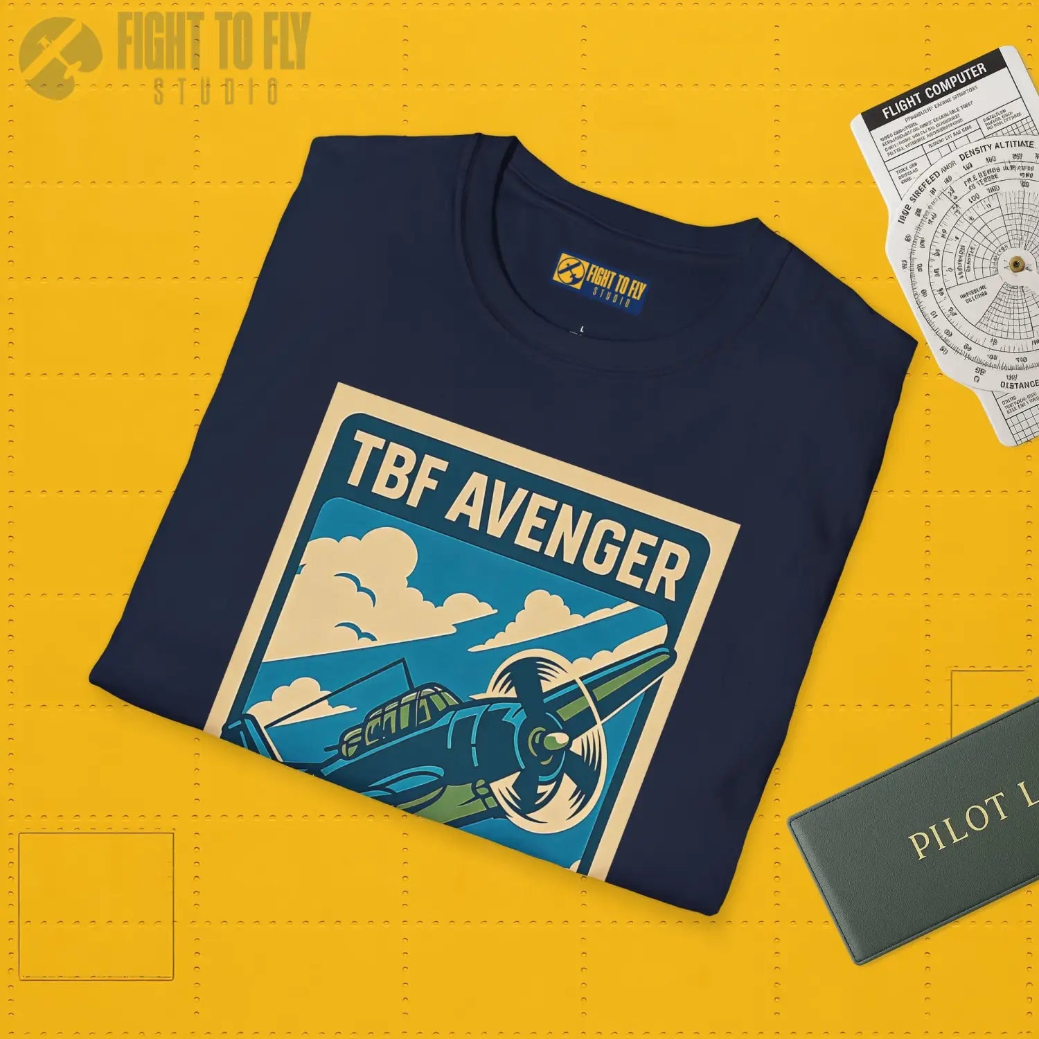 TBF Avenger Premium Full Graphic T-Shirt - Pilot gifts - WWII warbird t-shirt