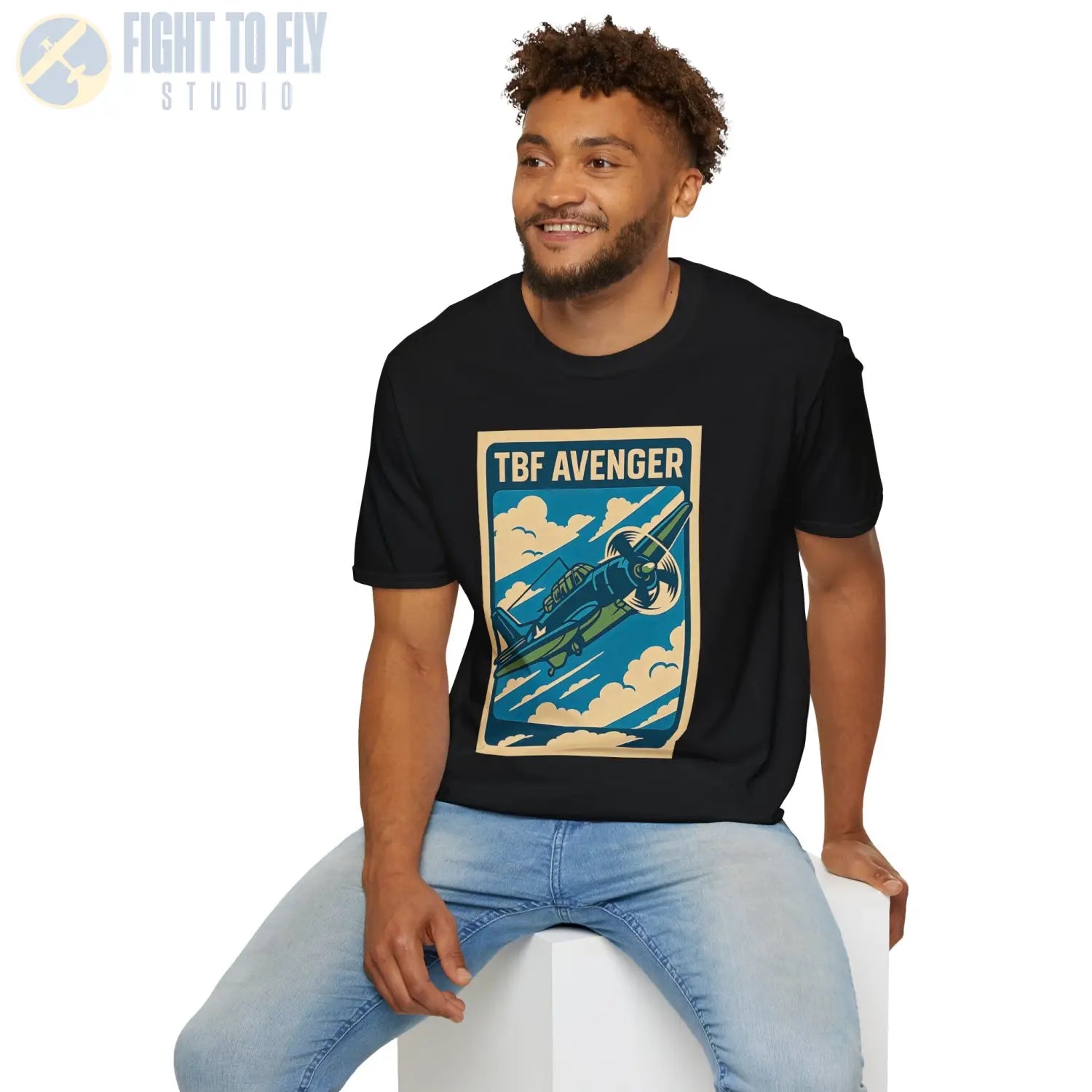 TBF Avenger Premium Full Graphic T-Shirt - Pilot gifts - WWII warbird t-shirt