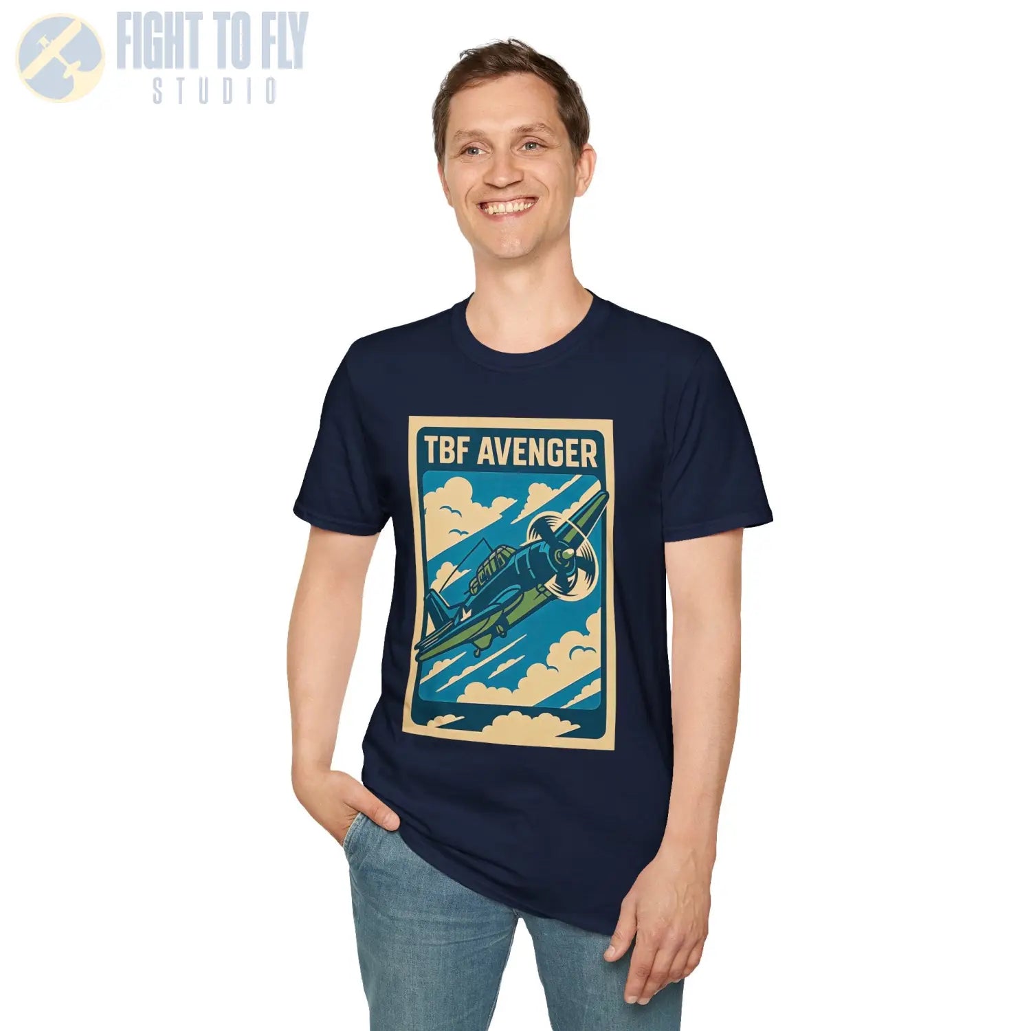 TBF Avenger Premium Full Graphic T-Shirt - Pilot gifts - WWII warbird t-shirt