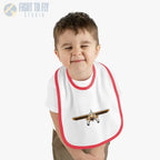 Aviation Baby Bib - Bush Plane - Kids clothes - Pilot gifts - WWII warbird t-shirt