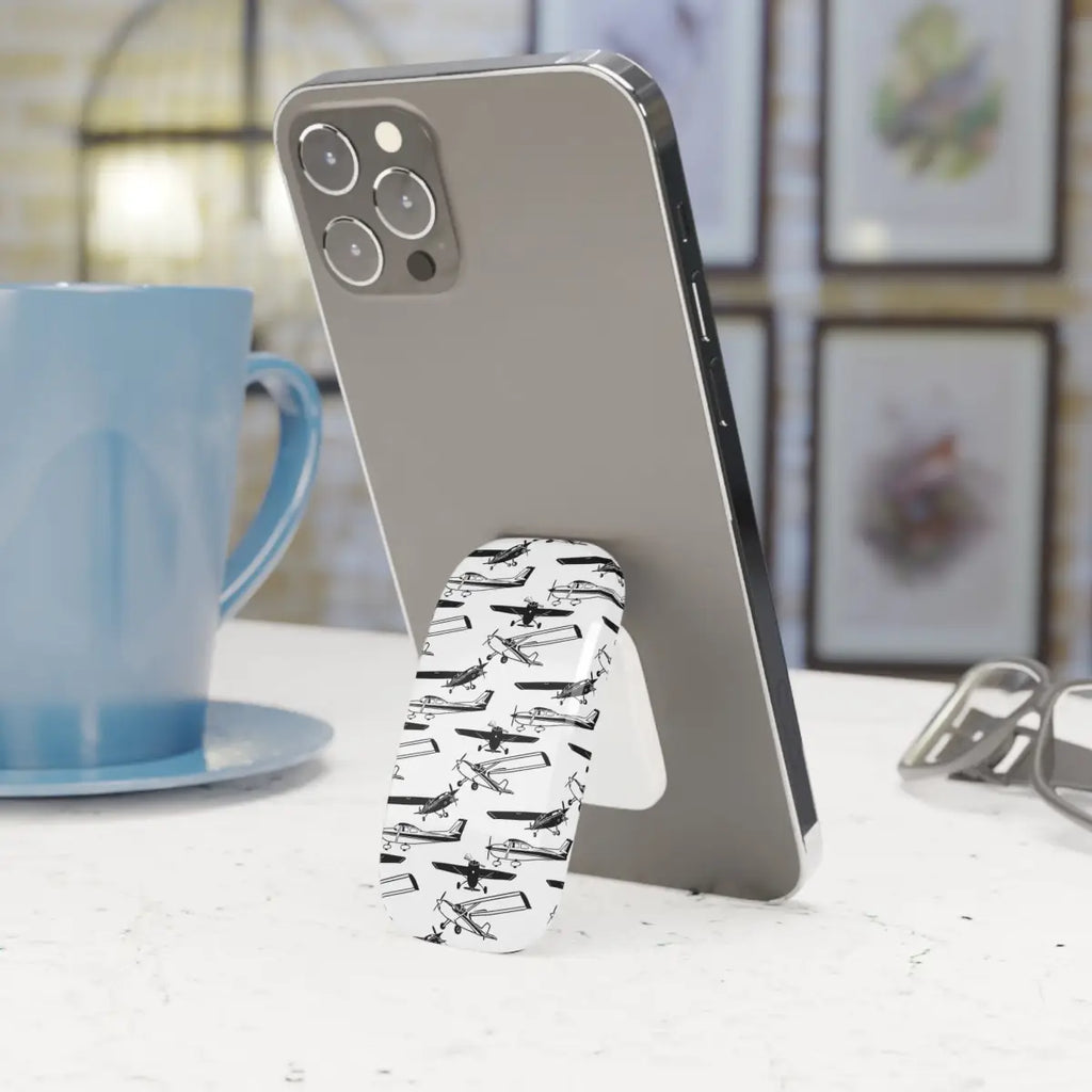 Aviation-Themed Cessna Phone Grip Stand - Vintage Airplane Design - Accessories - Gifts for pilots - Aviation apparel