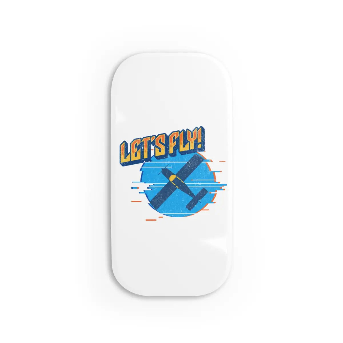 Aviation-Themed Phone Click-On Grip - ’Let’s Fly!’ Stand - Accessories - Gifts for pilots - Aviation apparel