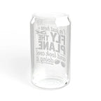 Aviation-Themed Sipper Glass Fly the Plane Drinkware Cool Gift for Pilots Air Travel Lovers Summer BBQs Unique Party