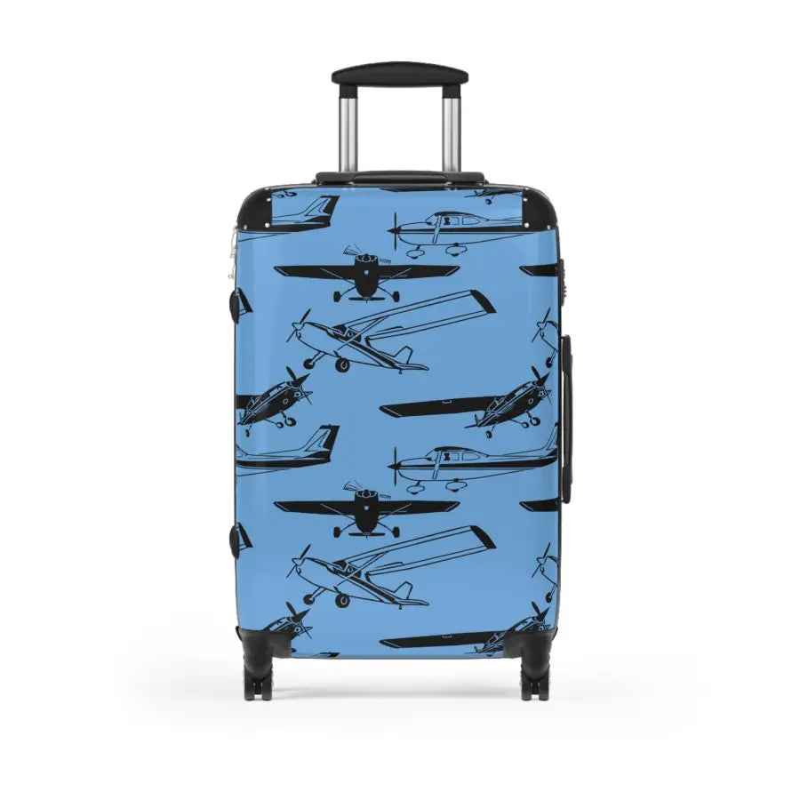 Aviator Print Carry-On Suitcase - Perfect for Travel Enthusiasts - Bags - Pilot gifts - WWII warbird t-shirt