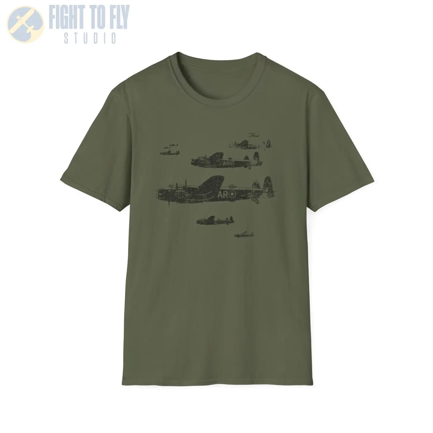 Avro Lancaster “Formation Power” WWII T-Shirt - Pilot gifts - warbird t-shirt