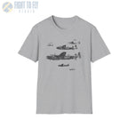 Avro Lancaster “Formation Power” WWII T-Shirt - Pilot gifts - warbird t-shirt