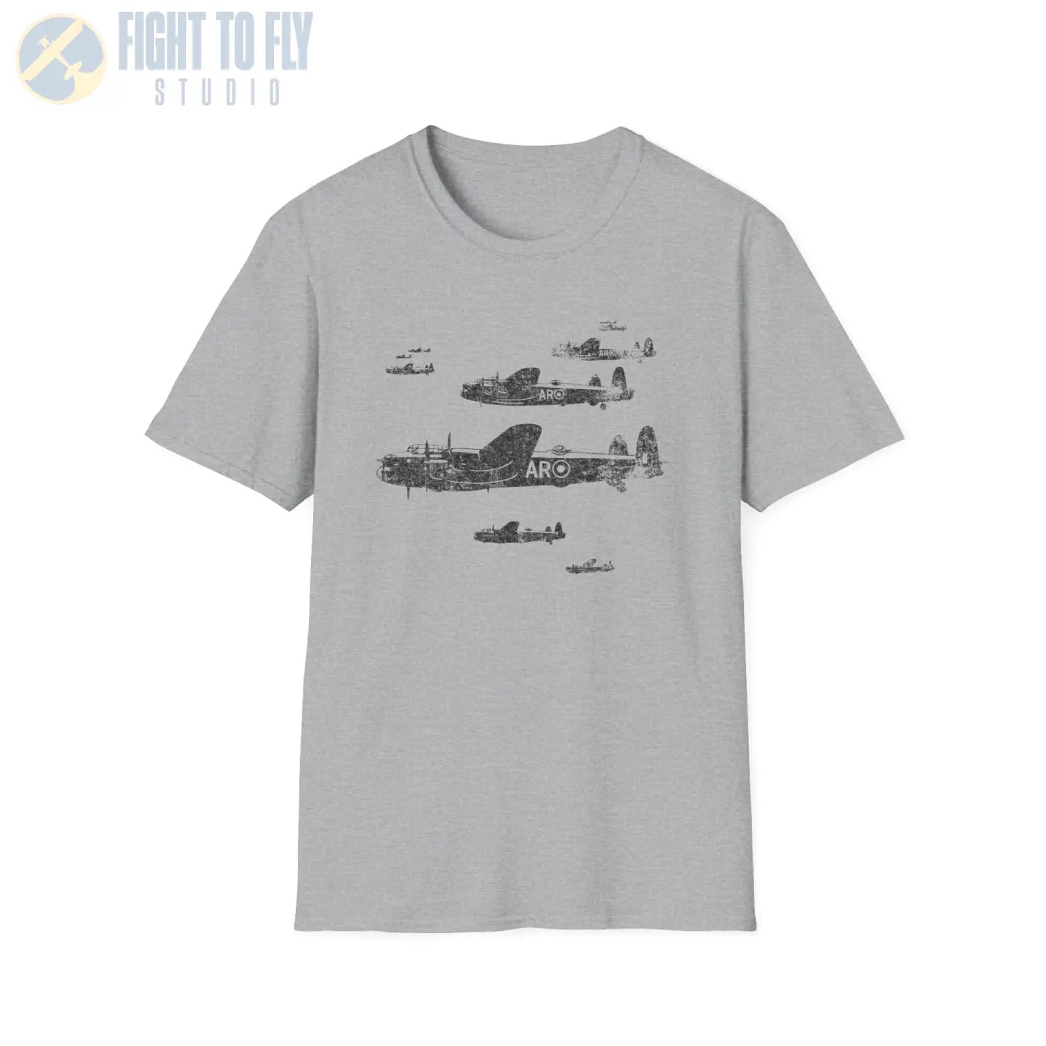 Avro Lancaster “Formation Power” WWII T-Shirt - Pilot gifts - warbird t-shirt