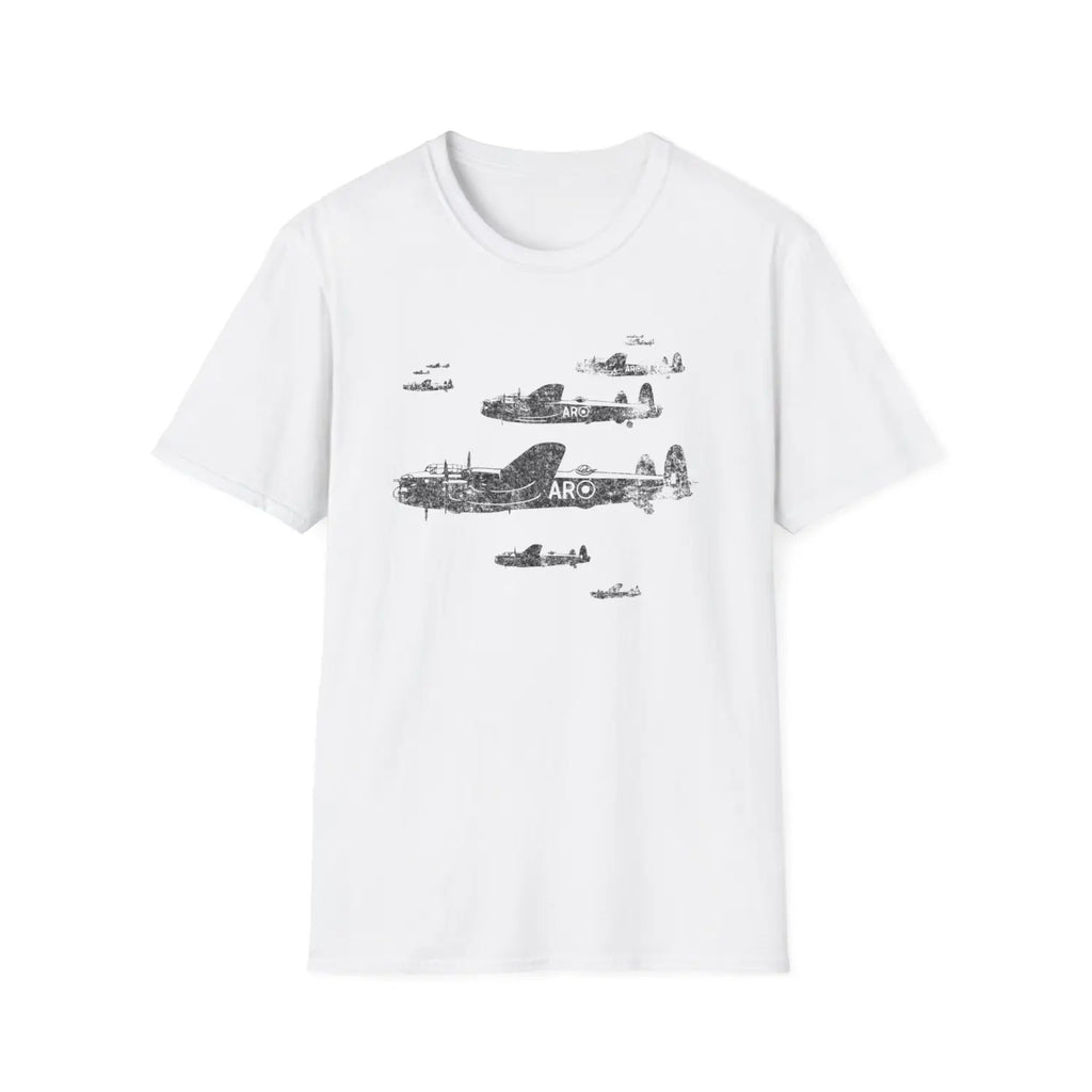 Avro Lancaster “Formation Power” WWII T-Shirt - Pilot gifts - warbird t-shirt