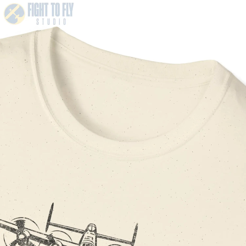 Avro Lancaster “Head-On Power” WWII T-Shirt - Pilot gifts - warbird t-shirt