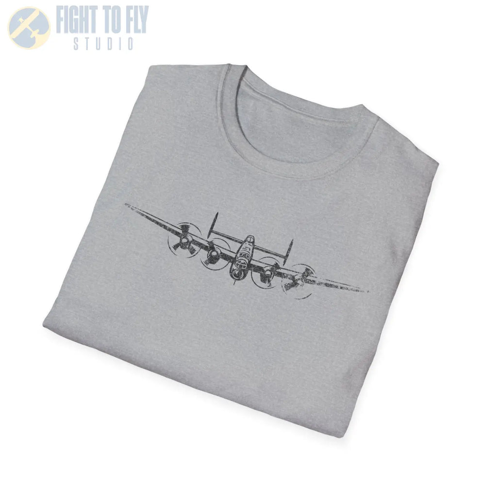 Avro Lancaster “Head-On Power” WWII T-Shirt - Pilot gifts - warbird t-shirt