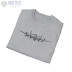 Avro Lancaster “Head-On Power” WWII T-Shirt - Pilot gifts - warbird t-shirt