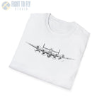 Avro Lancaster “Head-On Power” WWII T-Shirt - Pilot gifts - warbird t-shirt