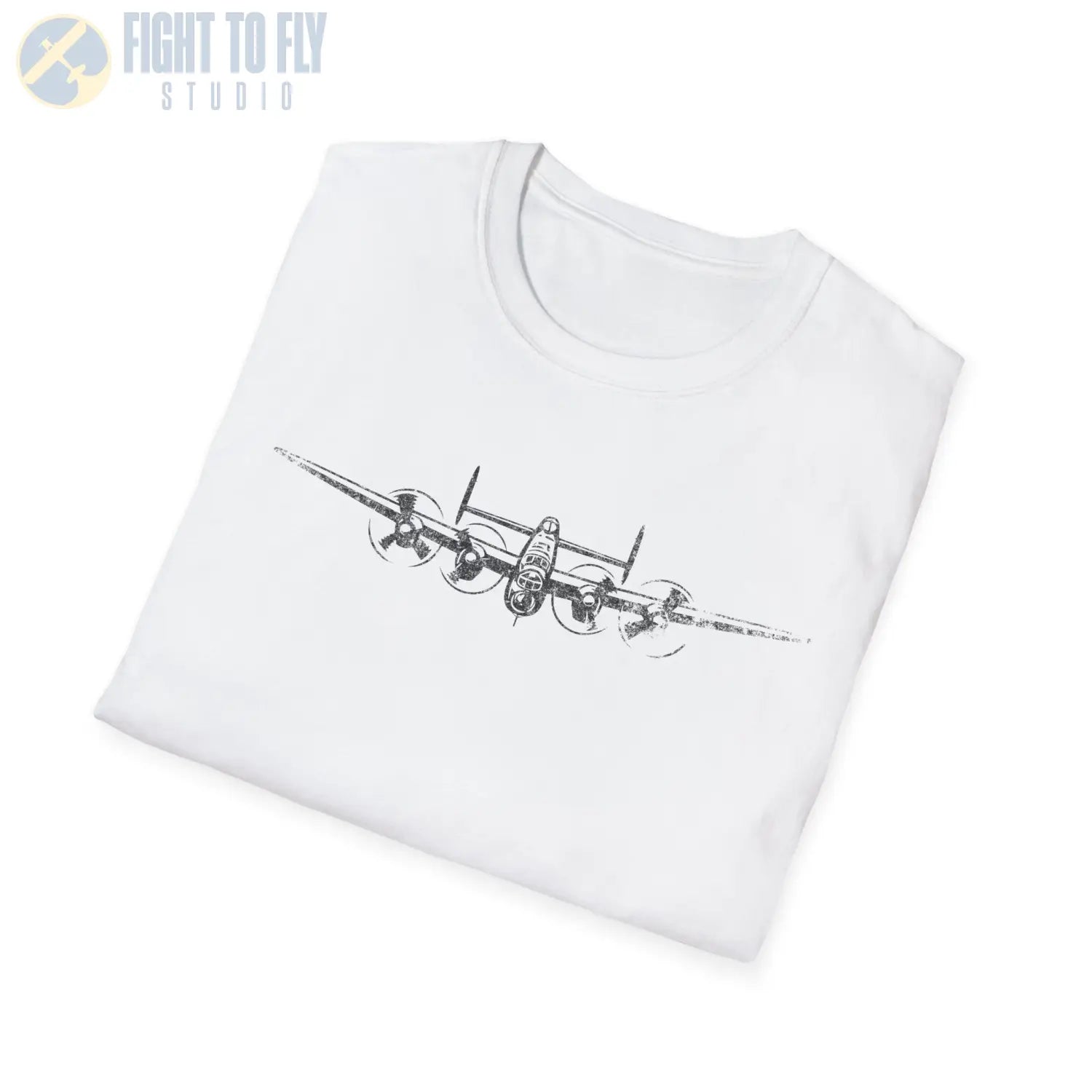 Avro Lancaster “Head-On Power” WWII T-Shirt - Pilot gifts - warbird t-shirt