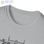 Avro Lancaster “Head-On Power” WWII T-Shirt - Pilot gifts - warbird t-shirt