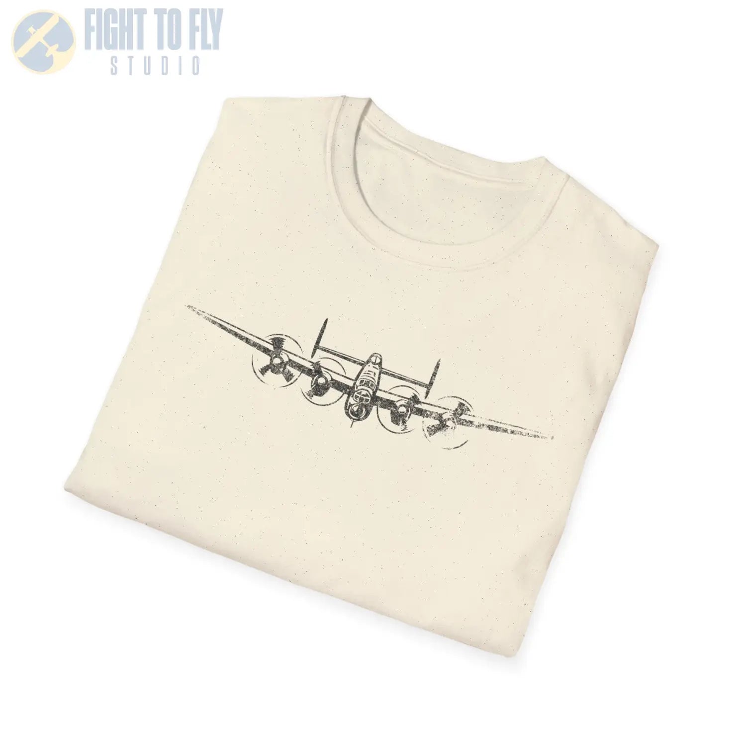 Avro Lancaster “Head-On Power” WWII T-Shirt - Pilot gifts - warbird t-shirt